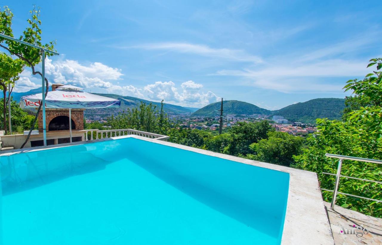 Perfect View Of Mostar - With Swimming Pool Zewnętrze zdjęcie