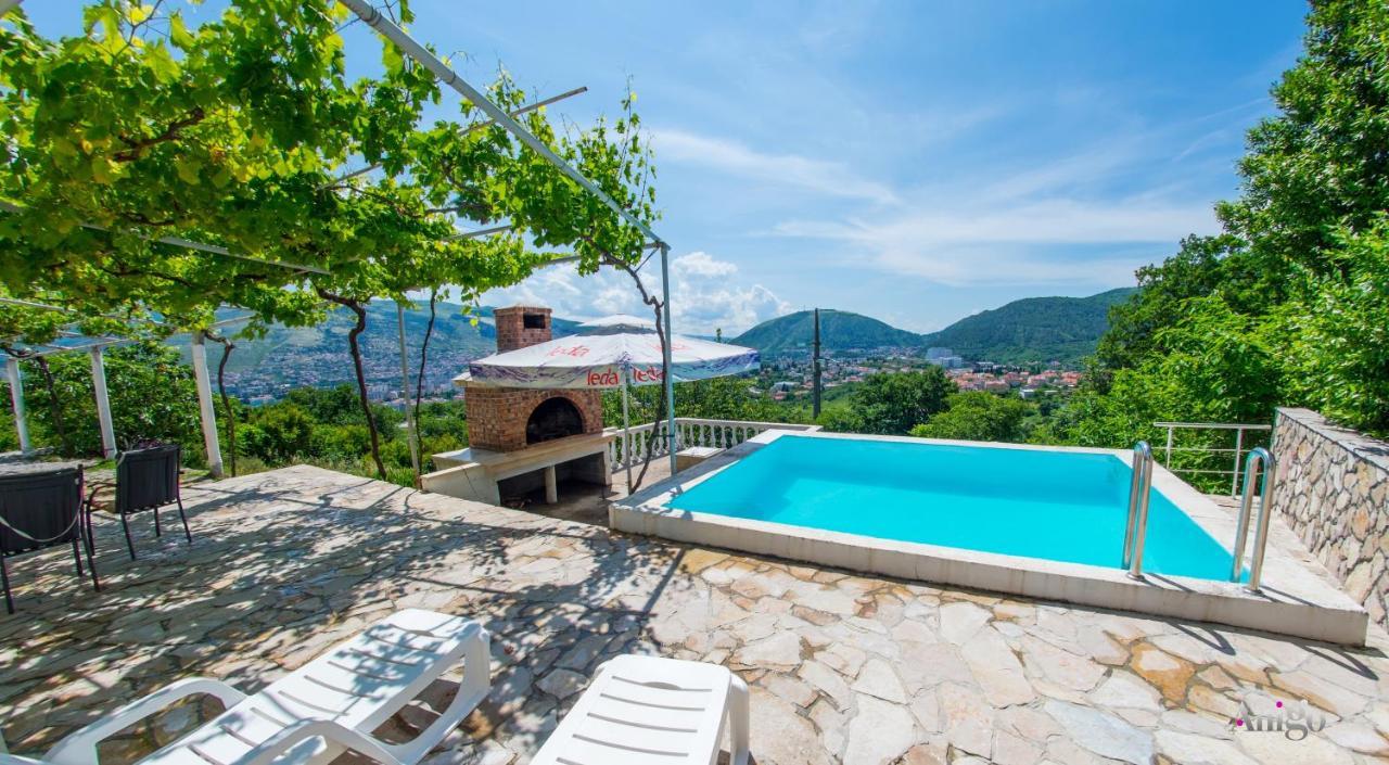 Perfect View Of Mostar - With Swimming Pool Zewnętrze zdjęcie