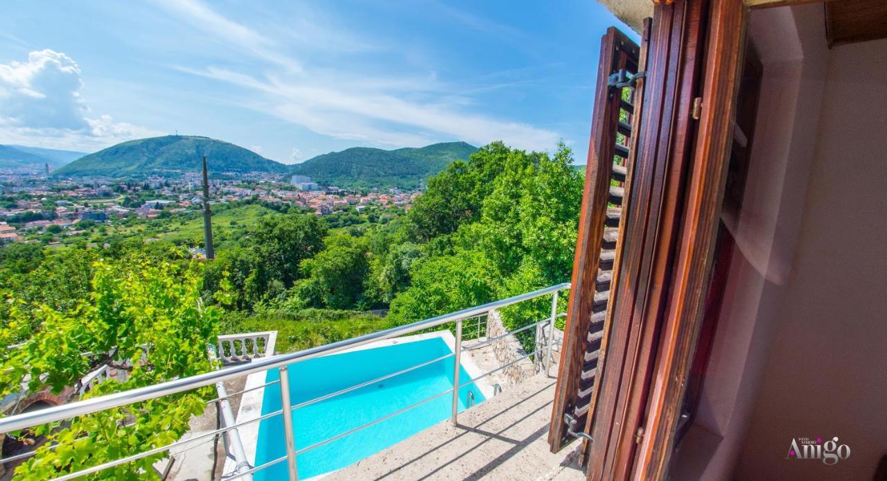 Perfect View Of Mostar - With Swimming Pool Zewnętrze zdjęcie