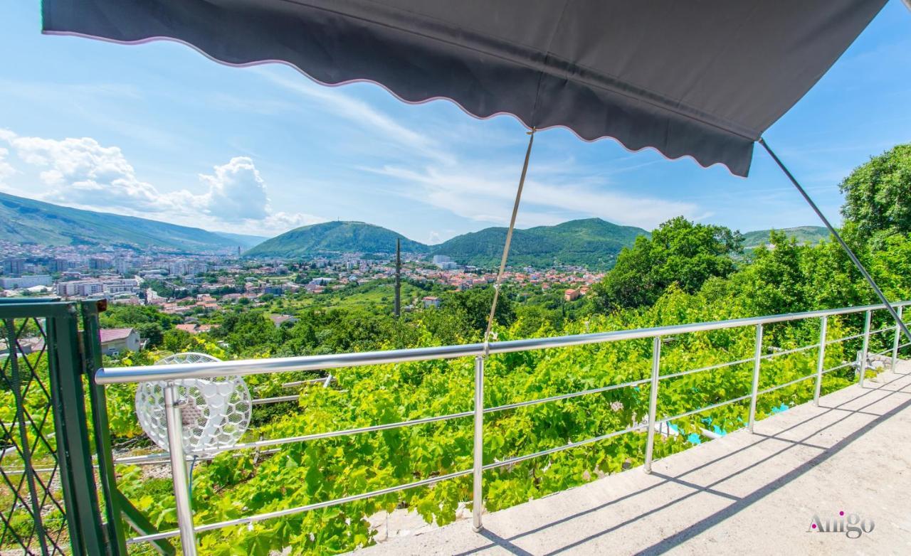 Perfect View Of Mostar - With Swimming Pool Zewnętrze zdjęcie